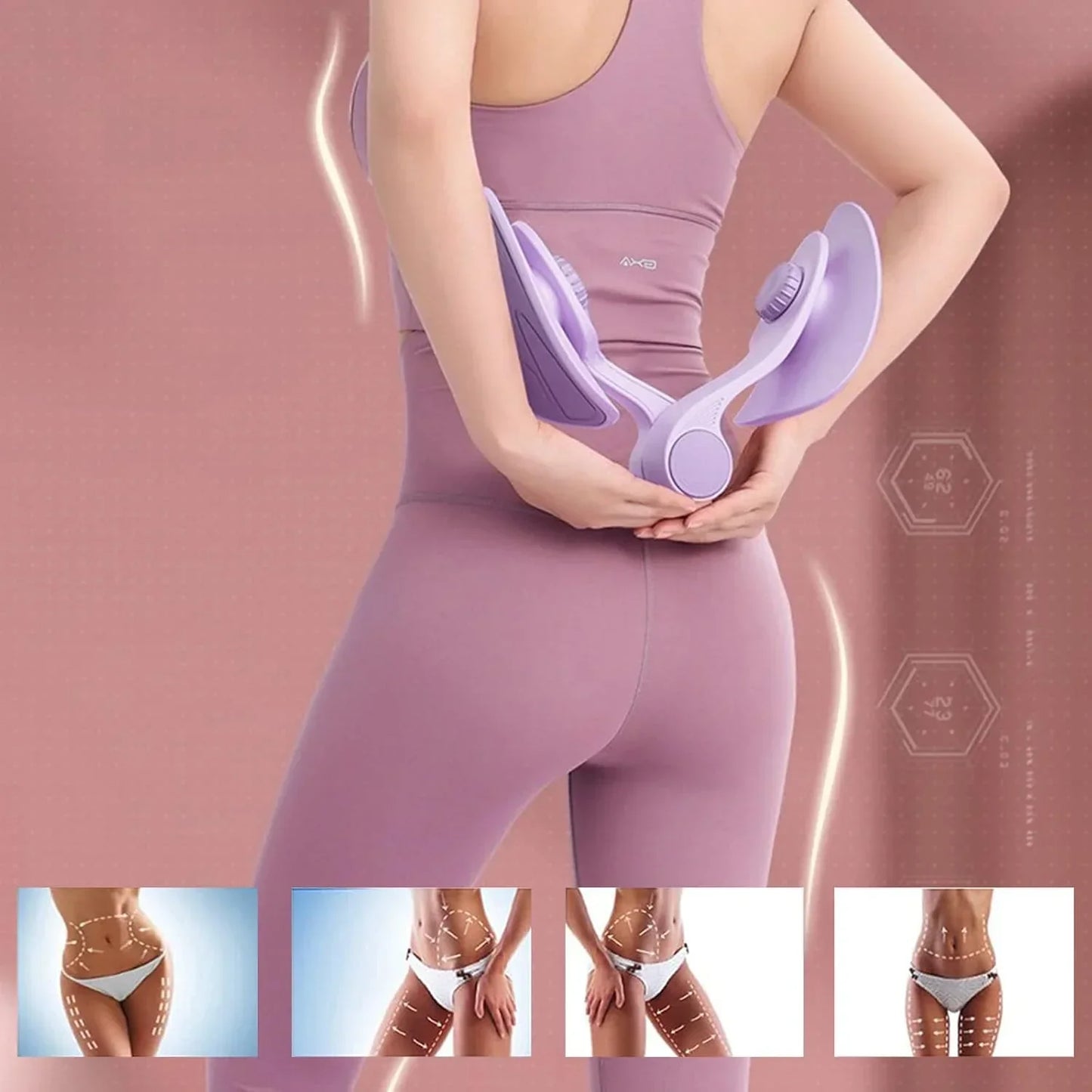 EJERCITADOR Y TONIFICADOR PÉLVICO ➕ Rutina de ejercicios GRATIS🔥