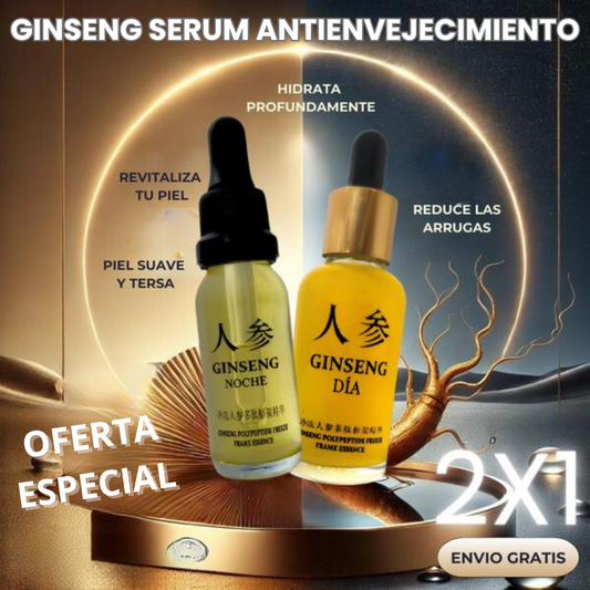 🔥GINSENG Sérum antienvejecimiento ORIGINAL OFERTA 2X1 😍