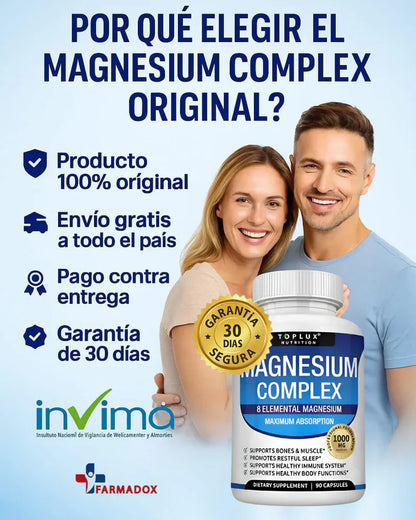 MAGNESIUM COMPLEX 8 EN 1 ORIGINAL ✨SUPER OFERTA